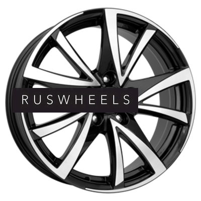 Диски КИК 6,5x16/5x100 ET38 D67,1 Игуана (КС570) Алмаз черный