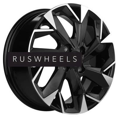 Диски Khomen Wheels 5,5x14/4x98 ET35 D58,5 KHW1402 Black-FP