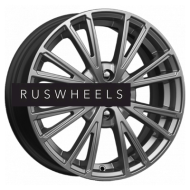 Диски КИК 6x16/4x98 ET35 D58,5 Меандр (КС879) Дарк платинум