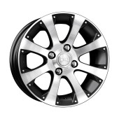 Диски КиК 5.5\R14 4*98 ET18 d58.5 Алмаз черный Диски КиК 5.5\R14 4*98 ET18 d58.5 Алмаз черный