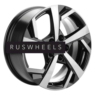 Диски Khomen Wheels 7x17/5x108 ET40 D54,1 KHW1712 (Jac/Москвич 3) Black-FP