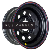 Диски Off-Road Wheels 7x16/5x139,7 ET15 D110 УАЗ Черный