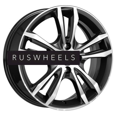 Диски КИК 6x16/4x100 ET50 D60,1 Samara-оригинал (КС866) Алмаз черный SK Диски КИК 6x16/4x100 ET50 D60,1 Samara-оригинал (КС866) Алмаз черный SK