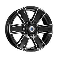 Диски КиК 7,0\R17 6*139.7 ET38 d67.1 Алмаз черный