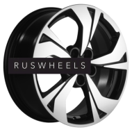 Диски Khomen Wheels 7x17/5x108 ET33 D60,1 KHW1724 (Exeed LX) Black-FP Диски Khomen Wheels 7x17/5x108 ET33 D60,1 KHW1724 (Exeed LX) Black-FP