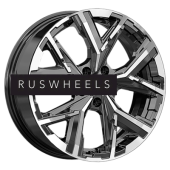 Диски КИК 6,5x18/5x112 ET33 D57,1 Айона (КС1169) Алмаз черный Диски КИК 6,5x18/5x112 ET33 D57,1 Айона (КС1169) Алмаз черный