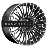 Диски LS Forged 9,5x22/5x130 ET71 D71,6 LS FG25 MBF (конус, Колпак+лого)