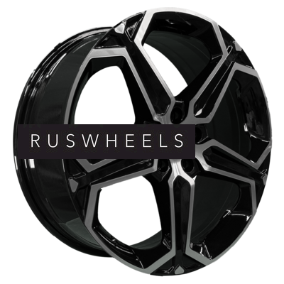 Диски Khomen Wheels 7,5x19/5x114,3 ET40 D66,6 KHW1909 (Haval Dargo) Black-FP