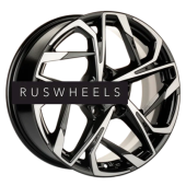 Диски Khomen Wheels 7x17/5x108 ET40 D54,1 KHW1716 (Jac/Москвич 3) Black-FP
