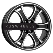 Диски КИК 7,5x18/6x114,3 ET38 D67,1 Балеар (КС727) Алмаз черный