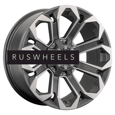 Диски LS 9x18/6x139,7 ET20 D106,1 1366 MGMF (конус, Колпак+лого)