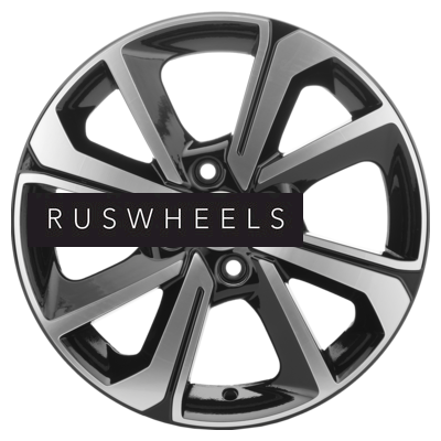 Диски Khomen Wheels 6x15/4x100 ET48 D54,1 KHW1501 (Rio/Solaris) Black-FP