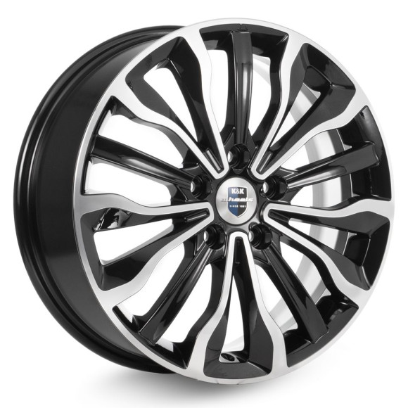 Диски КиК 6.5\R17 5*114.3 ET40 d67.1 Алмаз черный Диски КиК 6.5\R17 5*114.3 ET40 d67.1 Алмаз черный