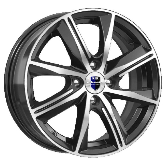 Диски КиК 7,0\R16 5*114.3 ET50 d66.1 Алмаз черный Диски КиК 7,0\R16 5*114.3 ET50 d66.1 Алмаз черный