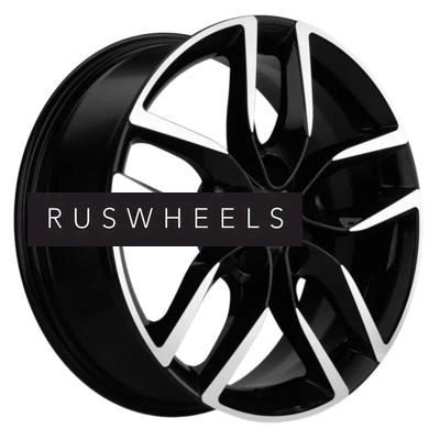 Диски Khomen Wheels 6,5x17/5x108 ET33 D60,1 KHW1708 (Chery Tiggo 7pro) Black-FP