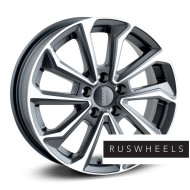 Диски Dezent R18 / 7.5J PCD 5x114.3 ЕТ 45 ЦО 64.1 KS dark