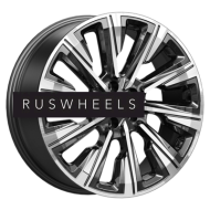 Диски КИК 7,5x19/5x108 ET45 D67,1 Галего (КС1039) Алмаз черный