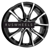Диски КИК 7,5x17/5x100 ET45 D56,1 Твист (КС697М) Алмаз черный