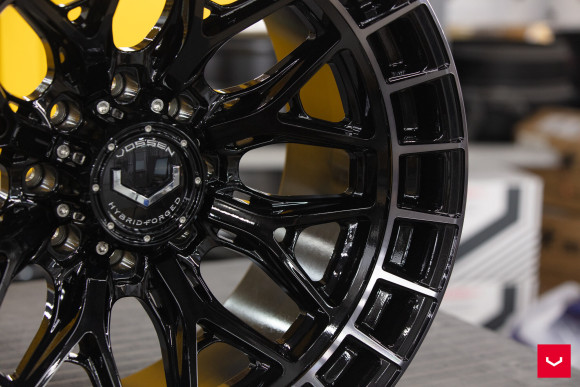 Диски Vossen HFX-1 22x12, Цвет: Tinted Gloss Black (8 болтов) Диски Vossen HFX-1 22x12, Цвет: Tinted Gloss Black (8 болтов)