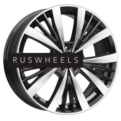 Диски K&K 7,5x19/5x120 ET40 D72,6 Марвел (КС881) Алмаз черный