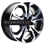 Диски Khomen Wheels 6,5x17/5x114,3 ET50 D64,1 KHW1711 (Haval/Honda) Black-FP