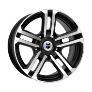 Диски КиК 7,0\R16 5*139.7 ET30 d98 Алмаз черный