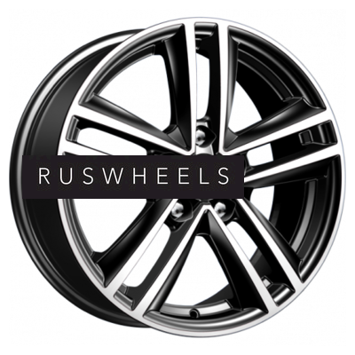 Диски iFree 6,5x16/5x108 ET50 D63,35 Катар (КС885) Блэк Джек