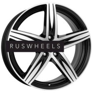 Диски КИК 6,5x16/5x114,3 ET38 D67,1 Андорра (КС454) Алмаз черный