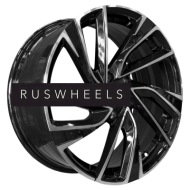 Диски PDW 7x17/5x112 ET45 D57,1 5498 Gloss Black Machine Face (PDW)