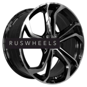 Диски PDW 7,5x17/5x112 ET42 D57,1 5457 Gloss Black Machine Face (PDW)