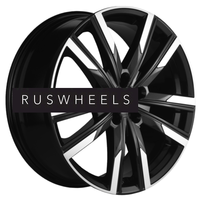 Диски Khomen Wheels 7,5x19/5x110 ET40 D67,1 KHW1905 (Evolute i-SPACE / i-JOY) Black-FP