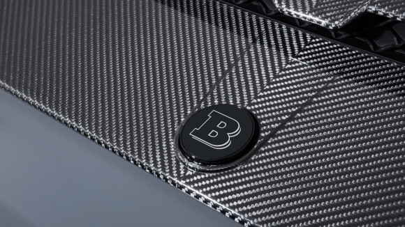 Накладка на капот Brabus для G63. Карбон (глянцевый)