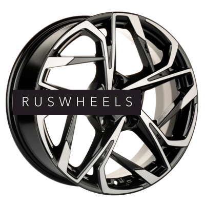 Диски Khomen Wheels 7x17/5x114,3 ET50 D67,1 KHW1716 (CX-5/Seltos/Optima) Black-FP