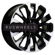 Диски Khomen Wheels 8x20/6x139,7 ET38 D67,1 KHW2010 (Pajero IV) Black-FP