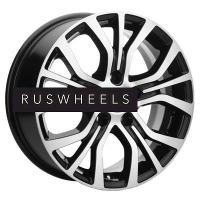 Диски Khomen Wheels 6,5x16/5x110 ET43 D65,1 KHW1608 (Opel Zafira) Black-FP