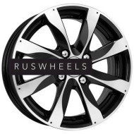 Диски КИК 5,5x14/4x100 ET39 D56,6 Джемини-оригинал (КС480) Алмаз черный
