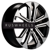 Диски Khomen Wheels 7x18/5x114,3 ET53 D54,1 KHW1803 (Geely Coolray) Black-FP
