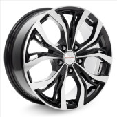 Диски КиК 7,0\R17 5*100 ET48 d56.1 Алмаз черный