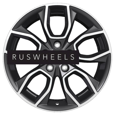 Диски Khomen Wheels 7x17/5x114,3 ET47 D67,1 KHW1713 (SantaFe) Black-FP Диски Khomen Wheels 7x17/5x114,3 ET47 D67,1 KHW1713 (SantaFe) Black-FP