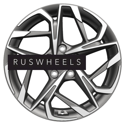 Диски Khomen Wheels 7x17/5x114,3 ET40 D66,1 KHW1716 (Qashqai) Gray-FP