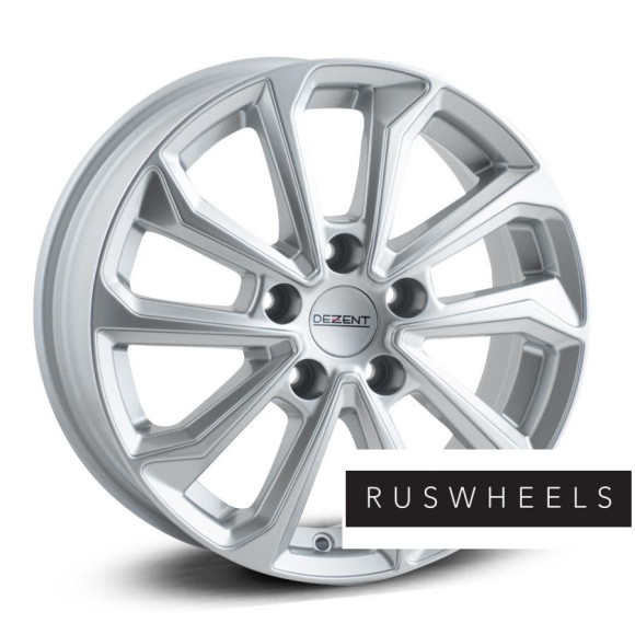 Диски Dezent R17 / 7J PCD 5x108 ЕТ 48 ЦО 70.1 KS silver