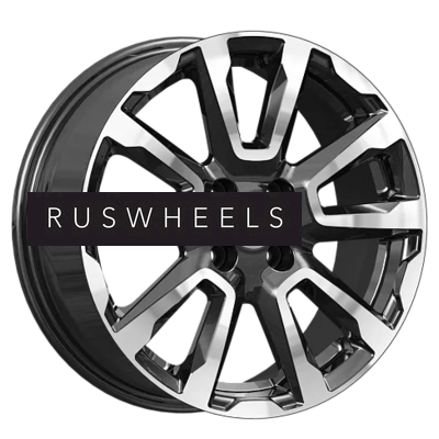 Диски КИК 6,5x16/4x100 ET46 D54,1 КС1026 Алмаз черный