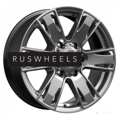 Диски КИК 7x17/6x139,7 ET33 D100,1 Севенна (КС726) Дарк платинум