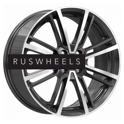 Диски КИК 7x17/4x100 ET43 D60,1 Эрфурт-оригинал (КС903) Алмаз черный