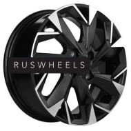 Диски Khomen Wheels 5,5x14/4x100 ET45 D56,1 KHW1402 (Honda Civic) Black-FP