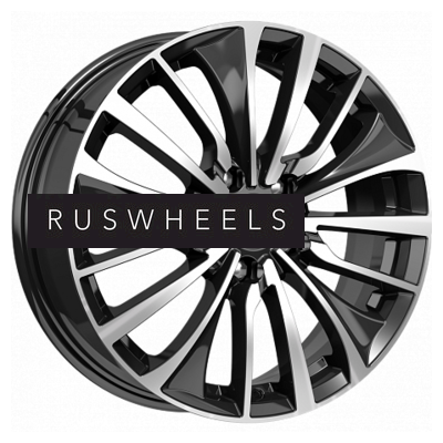 Диски КИК 6,5x17/4x100 ET43 D60,1 Flanker (КС905) Алмаз черный