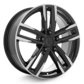 Диски Вектор 7,0\R17 5*114.3 ET45 d60.1 Алмаз черный