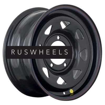 Диски Off-Road Wheels 8x16/5x139,7 ET25 D110 УАЗ (треуг. мелкий) Черный (с увелич. полкой)