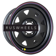 Диски Off-Road Wheels 8x17/6x139,7 ET30 D110 Тойота Ниссан (треуг. мелкий) Черный